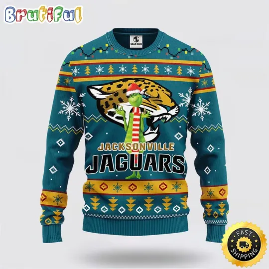 Discover football Jacksonville Jaguar Ugly Sweater Funny funny character Ugly Christmas Sweater