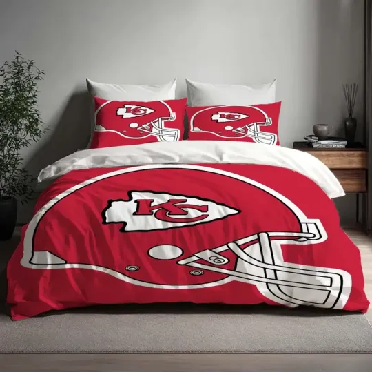 Discover Christmas Gift Kansas City Chief Bedding Set