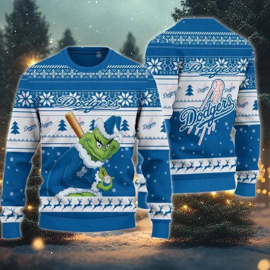 Discover Los Angeles Dodger funny character Stolen Ugly Christmas Sweater, Christmas Sweater