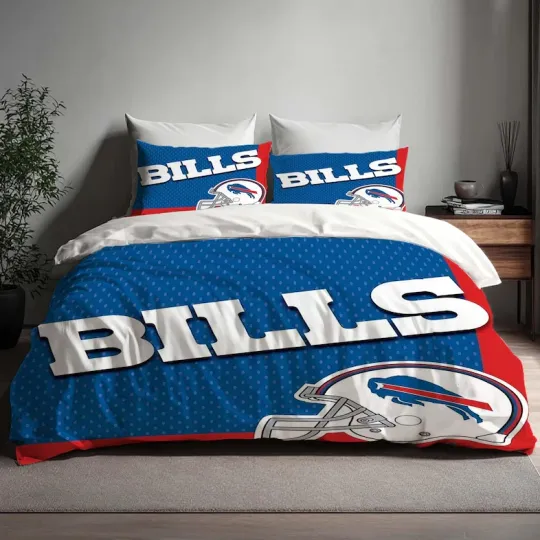 Gift Christmas Buffalo Bill Duvet Cover Three Bedding Set