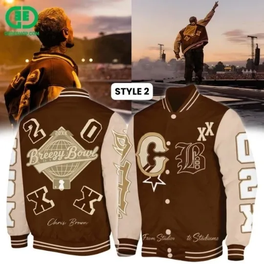 Discover Chris Brown1 Bree.zy Bowl XX Bomber Jacket Reprint All Sizes