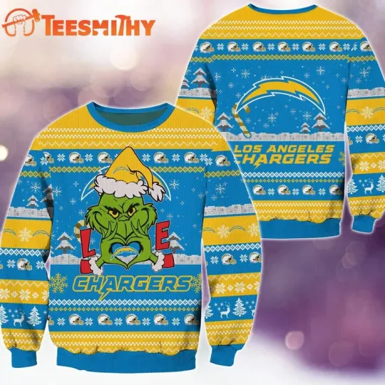 Discover Los Anagele Charger football funny character Football Limited Ugly Christmas Sweater