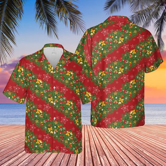 Discover Funny Christmas Hawaiian Shirt, Christmas Tree Hawaiian Shirt, Aloha Hawaii Holiday Shirt