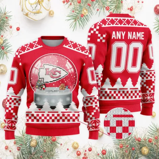 Discover XMAS K.C Snow Globe Christmas Sweater