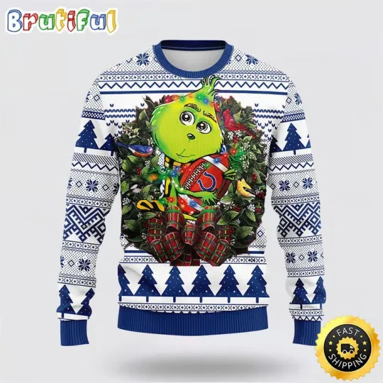Discover football Indianapolis Colt Ugly Sweater funny character Hug Ugly Christmas Sweater