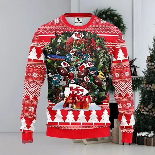 Discover XMAS K.C Tree Ugly Christmas Sweater
