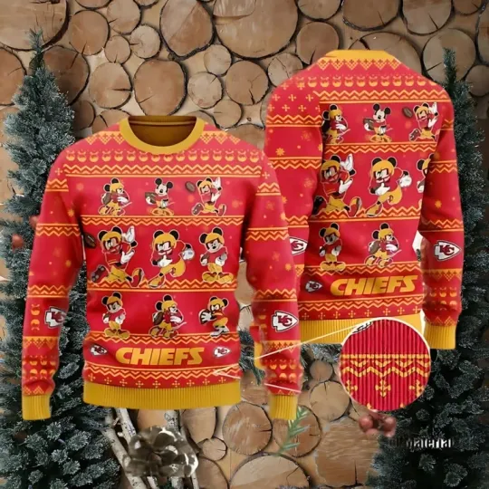 Discover XMAS K.C Multiple Mickey Mouse Ugly Christmas Sweater