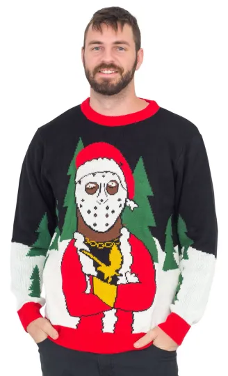 Ghostface Killah as Santa Ugly Christmas Sweater
