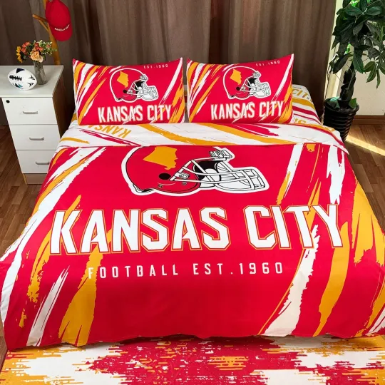 Discover Kansas City Bedding Football Comforter Set
