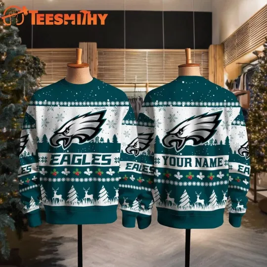 Discover Philadelphia Eagle  Snow Ugly Christmas Sweater