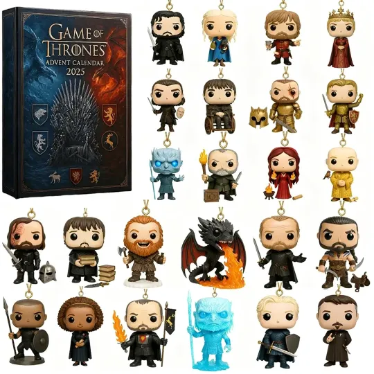 2025 Game of Thrones Advent Calendar Toy 24 Days Christmas Countdown Xmas Gifts