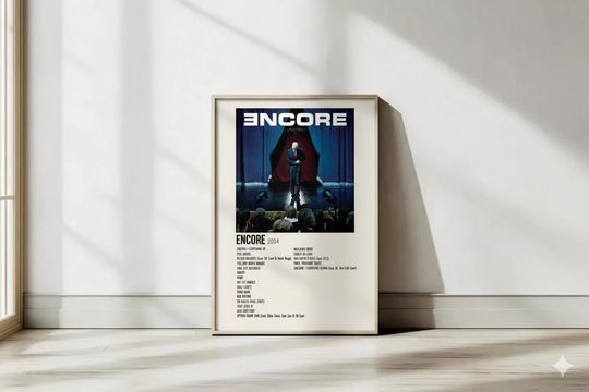 Discover Eminem Album Wall Art Set | The Eminem Show, Encore, Slim Shady LP