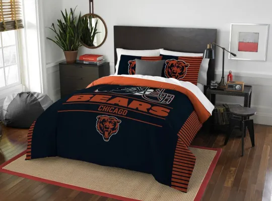 Discover Northwest football Chicago Bears Draft Comforter Set, King