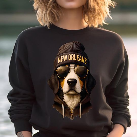 Discover Retro New Orleans Football Sweatshirt, Vintage Distressed Helmet Hoodie, Game Day Crewneck, Sundays Outfit Apparel, Sports Fan Shirt Gift