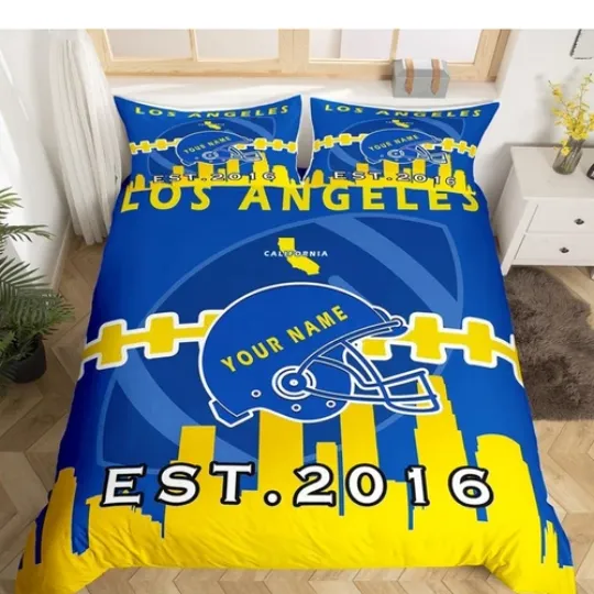 Discover Football Duvet Cover Twin Sports Football Fans Duvet Set for Kids Boys Girls