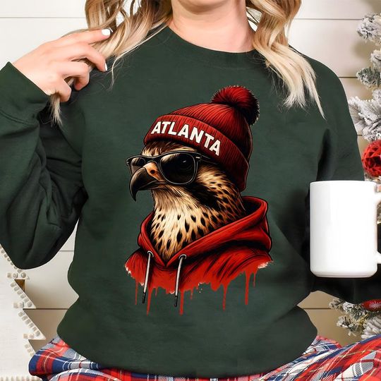 Discover Atlanta Football Comfort Colors Vintage Sweatshirt, Retro Atlanta Football Shirt, Classic Game Day Crewneck, Sunday Football Vintage