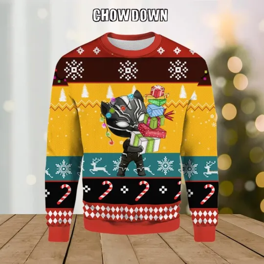 Discover Heroes Christmas Marvel Lights Ugly Christmas Sweater