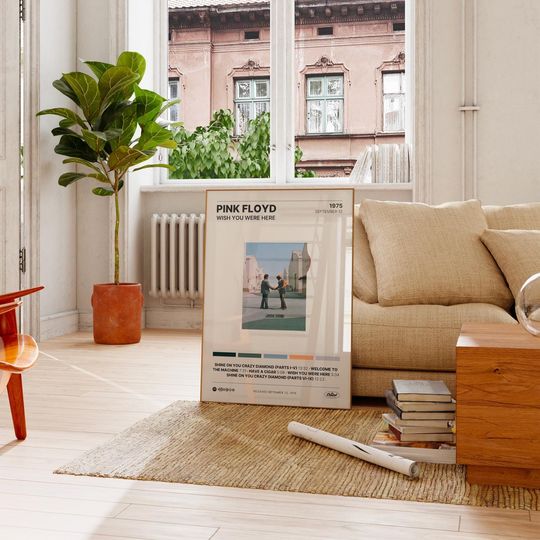 Wish You Were Here - Pink Floyd - Premium Poster - Unframed