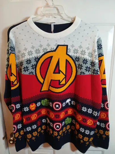 Discover Men’s Marvel Adventers Ugly Christmas Sweater