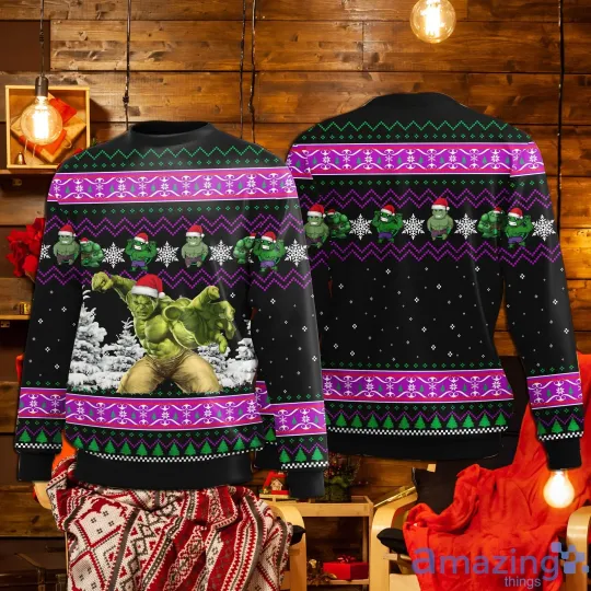 Discover Marvel Superhero Marvel Avengers Ugly Christmas Sweater