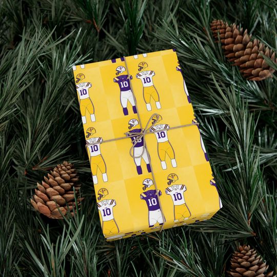 Discover LSU Gift Wrap Papers for Celebrations, Birthday Wrapping Paper, Holiday Gift Wrap