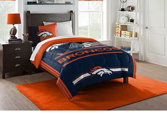 Northwest football Denver Broncos Bedding Set