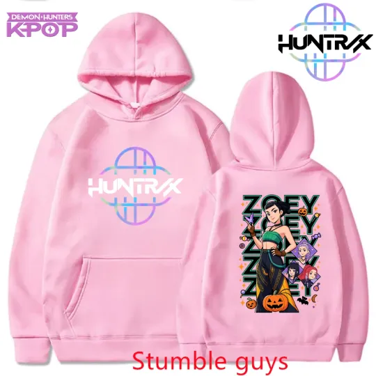 Unisex Demon Hunters Kpop Hoodie Shinobu Harajuku Winter Cartoon Anime Warm Trendy Sweatshirt