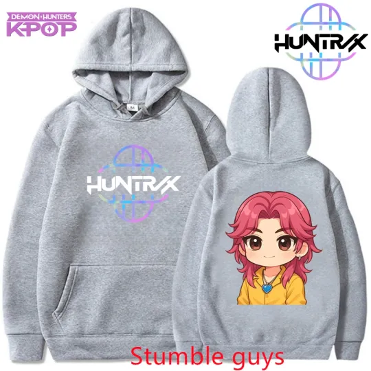 Demon Hunters Kpop Hoodie Men Women Shinobu Flannel Fall Winter Cartoon Anime Warm Fashion