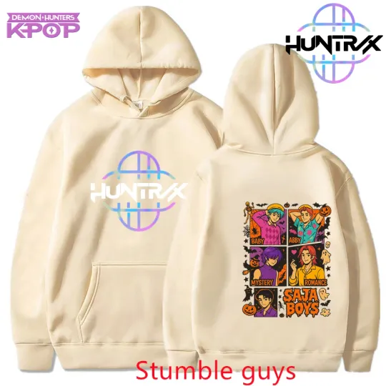 Kpop Demon Hunters Unisex Hoodie zenittsu Flannel Winter Anime Cartoon Warm Fashion Sweatshirt Sportswear