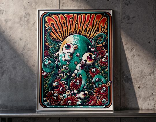 Discover Dirty Heads 2022 Austin Concert Poster Print, Reggae Rock Indie Wall Art