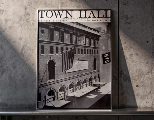 Bob Dylan Poster, Vintage 1963 Concert Program, 60s Folk Art Print