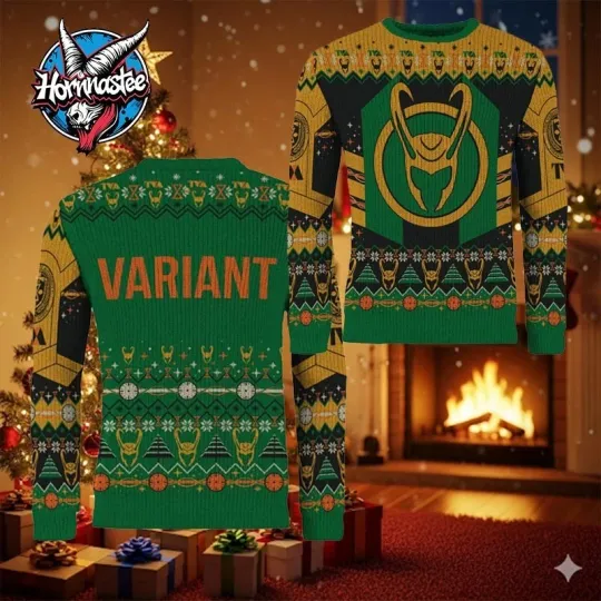 Loki The Christmas Variant Marvel Ugly Sweater All Sizes