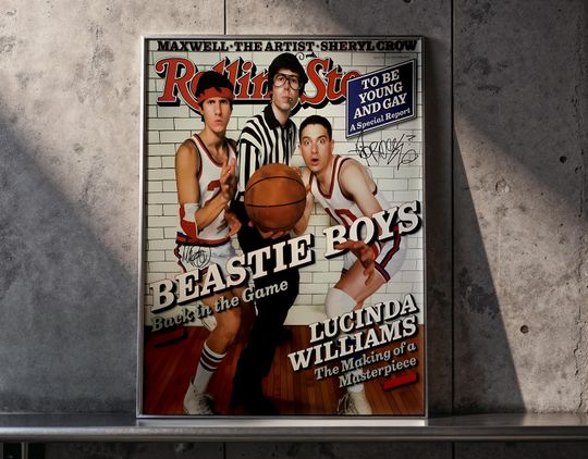 Beastie Boys 1998 Rolling Stone Cover Poster | Rare Vintage Music Print