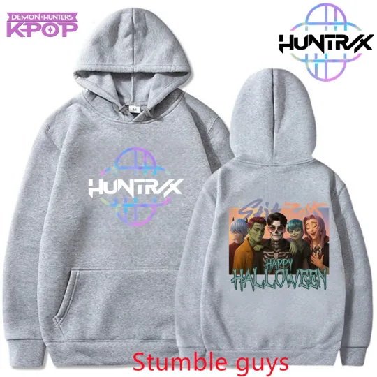 Discover Demon Hunters Kpop Autumn Hoodie Oversized Men Women Cartoon 2026 Anime Warm Trendy Sweatshirt Sportswear
