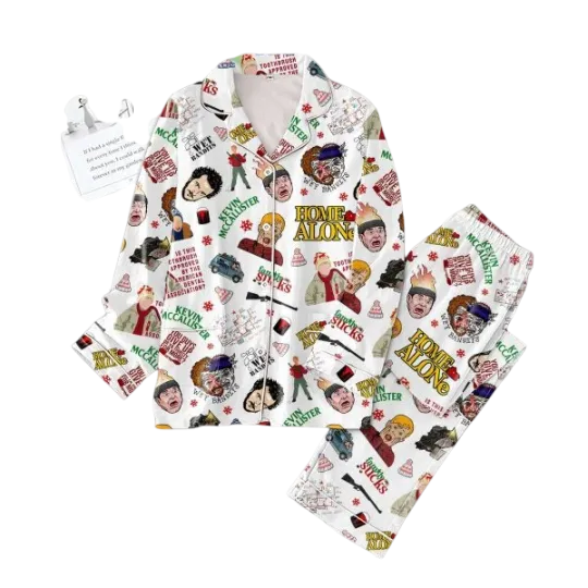 Home Alone Kevin McCallister Pajama Set for Adults