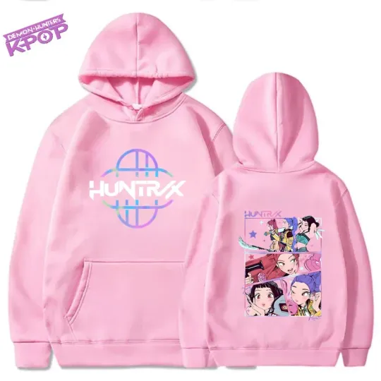 Discover Kpop Demon Hunters Hoodie Jacket Hashira Women Men Autumn Winter Anime Cartoon Warm