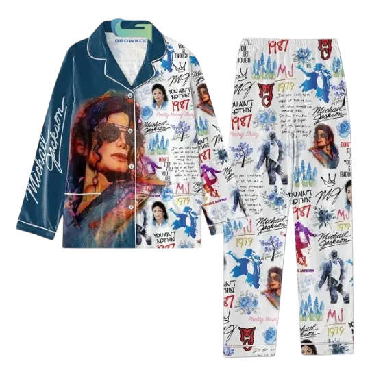 Michael Jackson Don't Stop Till You Get Enough Pajamas Set