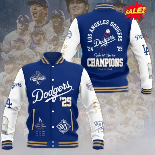 Los Angeles Dodger 2025 World Series Champions Baseball Jacket