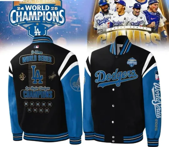 Discover Dodgers 2025 World Series Champions Celebrate The Victory Jacket Adult and Kid