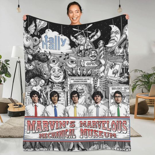 Discover Tally Hall Blankets Rock Music Band Travel Flannel Throw Blanket Warm Soft Outdoor Design Bedspread Birthday Present