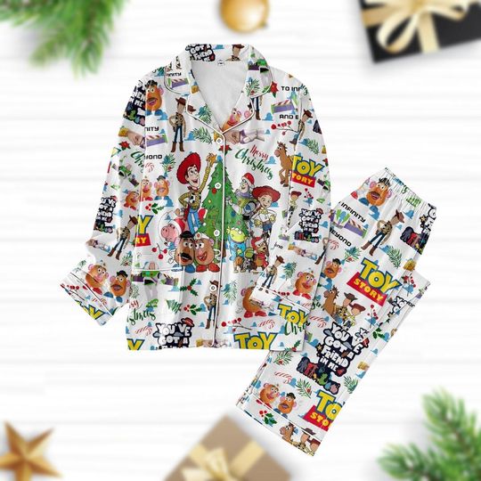 Discover Toy Story Christmas Pajamas, Woody Buzz Lightyear Jessie Pajamas Women, Cartoon Sleepwear, Disney Matching Family Pajamas, Xmas Gifts