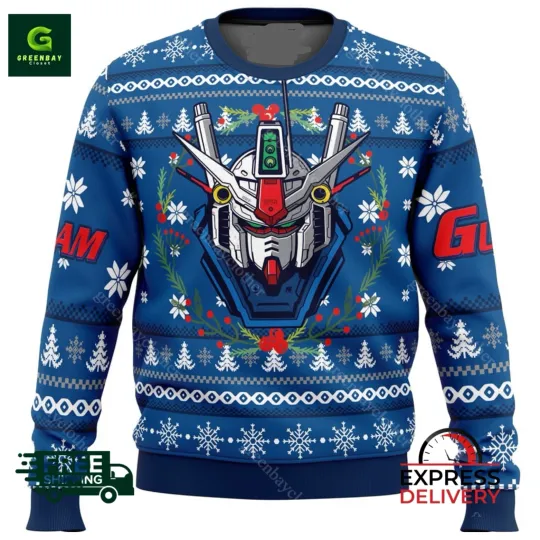 Discover Gun*dam Mobile Suit RX 78 Ugly Christmas Sweater