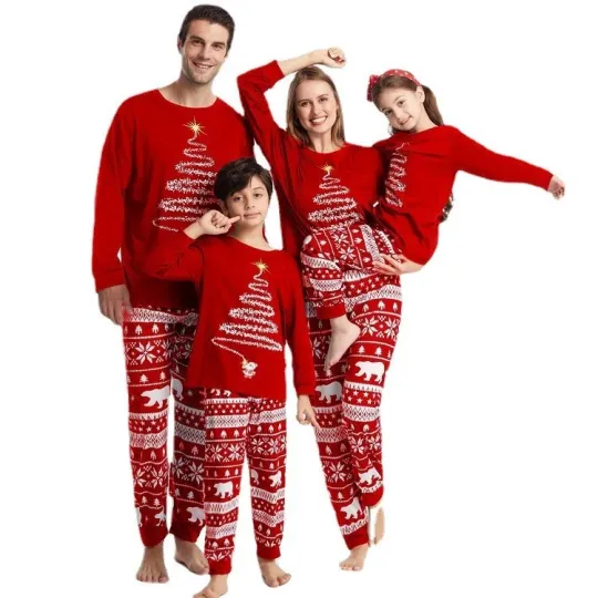 Discover Christmas Matching Family Pajama Set for Men, Women, Kids, Baby, and Pets