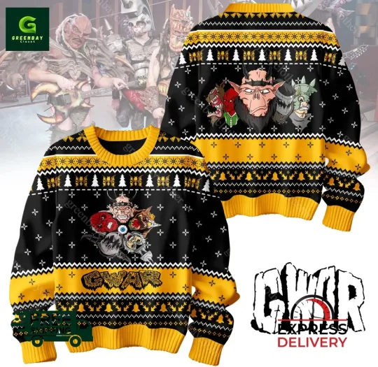 Discover GWAR band Ugly Christmas Sweater