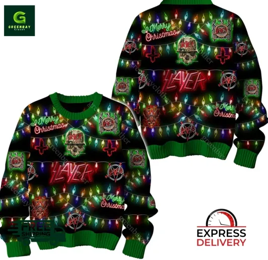 Discover Slayer Merry Christmas Ugly Christmas Sweater