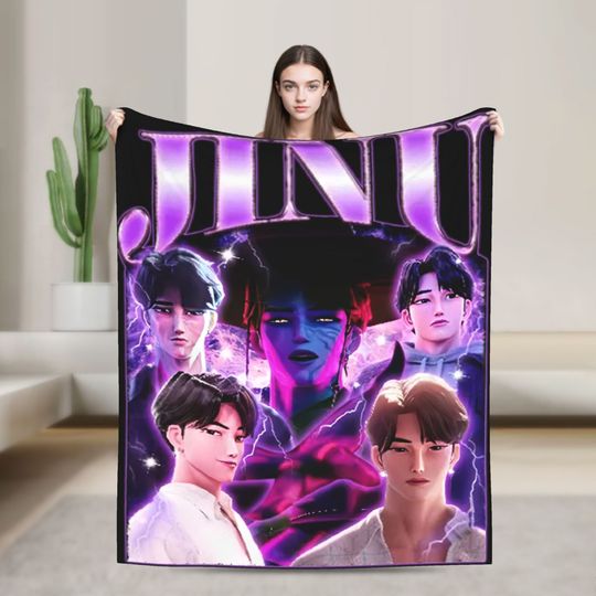 Discover Jinu K-Kpop D-Demon H-Hunters Blanket Cover  Flannel Throw Blankets Summer Air Conditioning Portable Soft Warm Bedsprea,