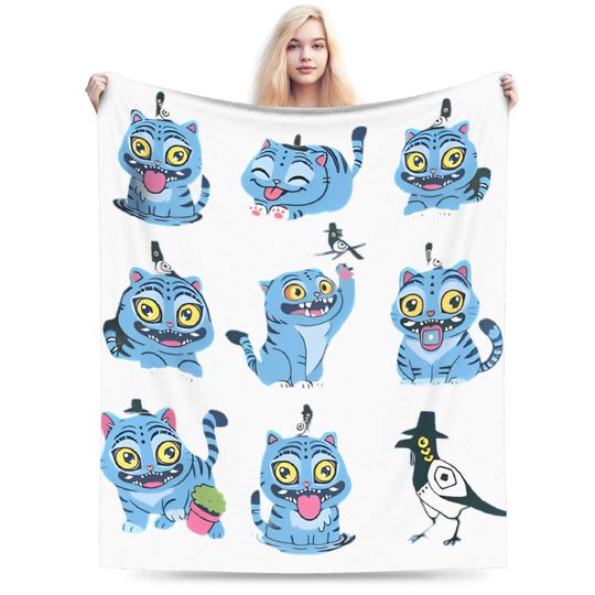 Discover Kpop Demon Hunters Tiger Huntrix Jinu Blanket Quality Warm  Throw Blanket Winter Girls Boys Outdoor Graphic Bedspread