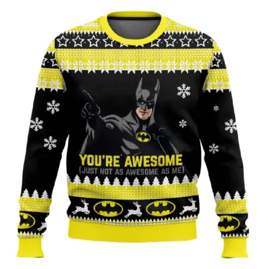 Discover Batman You’re Awesome Ugly Christmas Sweater