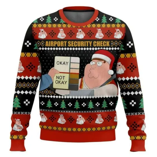 Discover Family Guy Meme Security Check Christmas Ugly Sweater