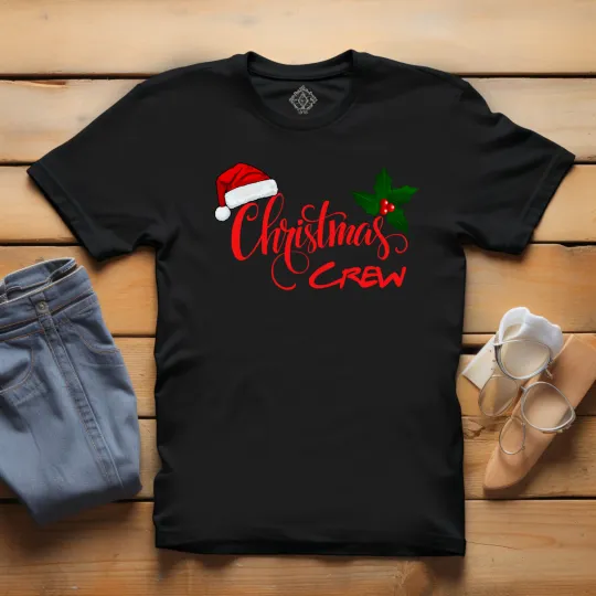 Discover Family Christmas T-shirts, Christmas Eve Group T-shirts, Christmas Crew Shirts